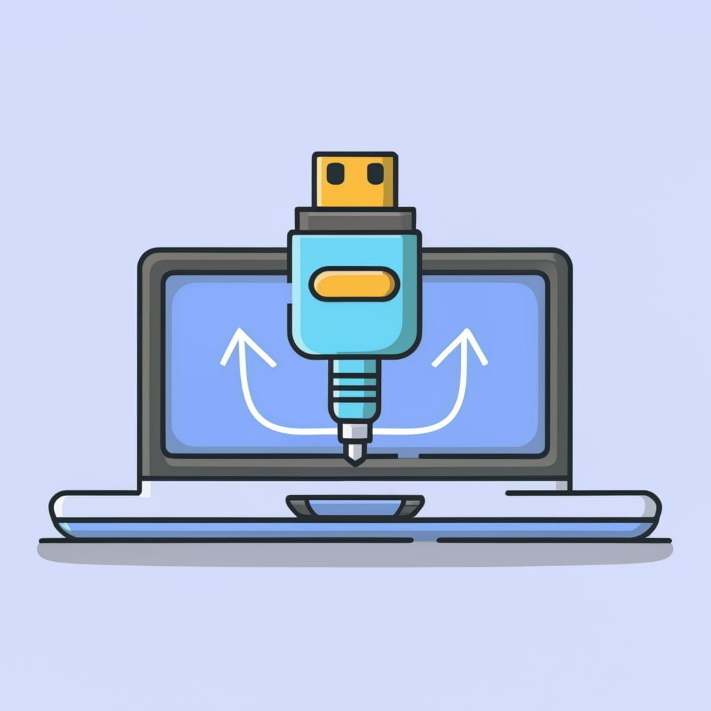 Inventar auf externen USB-Stick speichern
